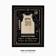 木球衣掛畫 - KOBE #24 REDEFINED