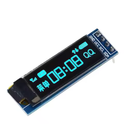 0.91 inch OLED Module White/Blue OLED 128X32 OLED LCD LED Display Module 0.91" IIC Communicate For A