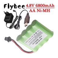 4.8v AA Battery Or Charger For Rc toys Cars Trucks Tank Racing Crawler Vehicle Ni-MH 4.8v Rechargeab