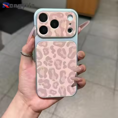 Luxury Leopard Print PU Leather Case For Realme GT8 Pro GT 7T GT6 6T Neo 7X 6 SE P4 P3 Lite P1 Speed