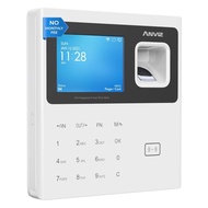 ANVIZ Time Clocks for Employees Small Business - CX2 Fingerprint Biometric Clock in and Out Machine