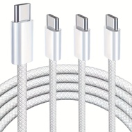 High-end 1M/3FT 60W Type C to C Fast Charging Cable for Phone Tablet PC Laptop --3 Pack