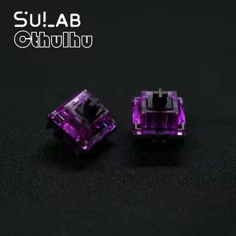 HMX Cthulhu Switch Crisp Sound Linear Light Pressure 37g 45g 50g Hot Swap Custom DIY Mechanical Keyb