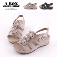 Checked Shop * [AN507] MIT Made in Taiwan Air Cushion Sandals Front 2 Back 3.5CM Three-Dimensional F