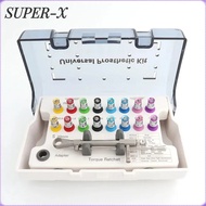 1set Dental Implant Screwdriver Torque Screwdriver Wrench Tool Repair Kit Dental Universal Implant R