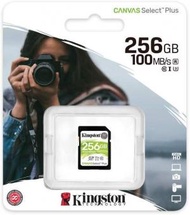 金士頓 - 256GB Class 10 UHS-I U3 SDXC 記憶卡 | CANVAS Select Plus SDS2/256GB