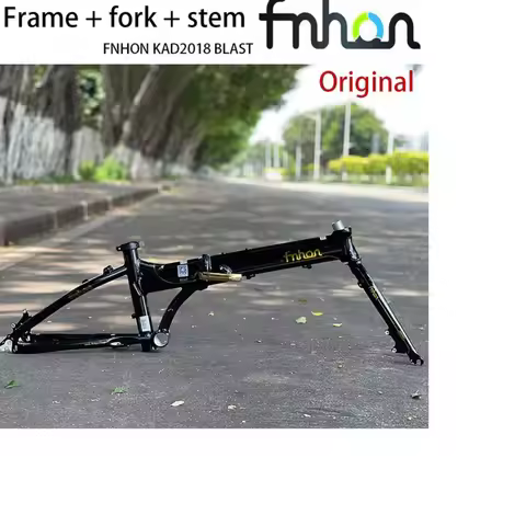 FNHON bicycle frame blast black gold limited bicycle aluminum alloy 20-inch frame compatible with 40