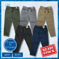 💥💥 Ready stock 💥💥Seluar Slack Budak Kanak Kanak Size:2y-12y