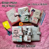 Binder Motip Printing Size A6/ 6 holes (13cm x 18.5cm)