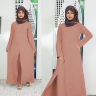 Jubah Seluar Muslimah Muslimah Dress seluar Women Dress Long plus size xs to 8xl