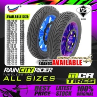 TAYAR MOTORSIKAL MCR RAIN CITY RIDER RR1700 TUBELESS TYRE 80,90,100,110,120,130,140,150-10,12,13,14,