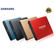 Samsung T5 SSD 1TB 2TB External Solid State Disk Black USB 3.1 To Type-C Hard Drive Type-C To Type-C SSD For Computer