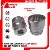 MATA LIPPRO 3126M UK 28 MM SOCKET WRENCH 1/2" 12PT SOCK SOCKET WRENCH