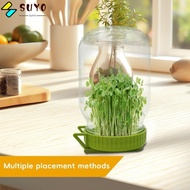 SUYO Sprouting Lids, Plastic Easy  Germination Sprout Maker Kit,  With Stand Bean Sprouts Grow Kit f