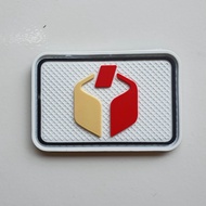 patch rubber logo panwaslu - bawaslu - pemilihan umum - pemilu - dasar hitam - tempelan emblem karet