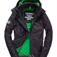 Superdry Pop Zip Hooded Arctic防風衣