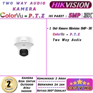HIKVISION PDZ COLORVU 5MP CAMERA - TWO WAY AUDIO