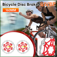 QIVBP 2pcs Bicycle Disc Brake 160mm Bike Floating Rotors Stainless Steel Mountain Bike Brake Rotor MTB Rotors Cycling Accessories VMZIP