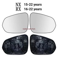 Lexus NX200 Rear View Lens RX450 Rear View Mirror Glass NX300 RX300 Heating Lens Repair Parts