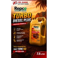 REPCO Turbo Diesel Plus 10W/40 API CK4 Fully Synthetic Diesel Engine Oil [7.5 Liter]