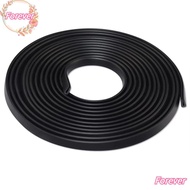 FOREVER Door Edge Strip, Black Rubber Edge Trim Strip,  U Shape Edge Protector Car