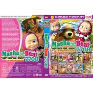 KASET DVD Film Anak Collection Terlaris MASHA and The BEAR Happy New Year Again 7708