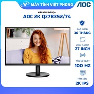 AOC Q27B3S2 Graphics MONITOR (27INCH/ QHD / IPS / 100HZ / 1MS) - 3 YEARS