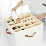 Shoe Box Organizer Magic Storage Shoe Storage Box Fabric Foldable No-Installation Grid Shoe Box Stor