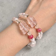 Natural | Genuine | Loveau Jewel | • HQ Light Pink Phantom Quartz x CQ x Rose Quartz x Sakura Rhodon