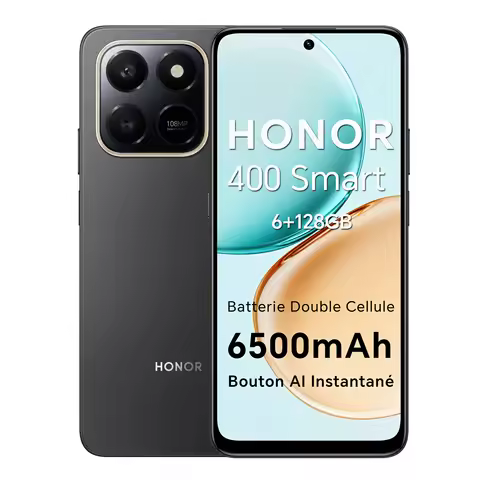 HONOR 400 Smart 4G Smartphone Dual SIM NFC Android 15, 6500mAh, 108MP + 2MP, 6.77Hz, 5 stars SGS & I