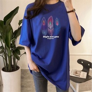 M-5XL Loose Tshirt Woman Plus Size Baju T shirt Perempuan Lengan Pendek T-shirt Clothes