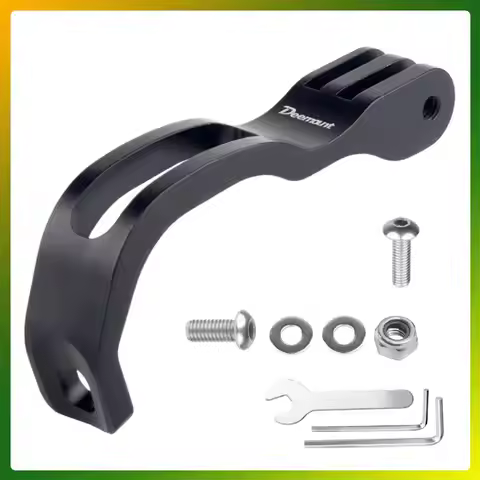 Bicycle Front Light Holder Adjustable Lamp Bracket Aluminum Alloy Camera Stand Sport Camera Lamp Mou