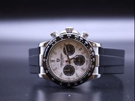 Pagani Design Platinum White Dial Daytona 40mm 隕石面