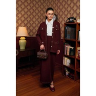 SHE DAZZLE DARLA CARDIGAN SET Cardigan-style jacket + straight long skirt smart formal casual wear