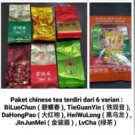AP2375 PAKET CHINESE TEA 6 VARIAN TRADISIONAL TEA CHINA AP2375