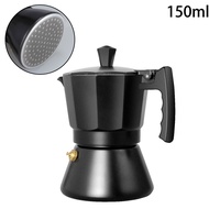 Bình pha cà phê moka pot inox Thích hợp cho bếp từ Ấm pha cafe moka kiểu Ý 150ML/300ML Ấm pha cà phê