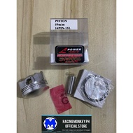 Piston Kit 59mm Pin 14 Blank Piston Full Dome (Mio Mxi 125 Carb Type/Fi|STEP) LHK L Power Race