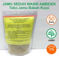 WASIR 50 Gram Seduh Ramuan Jamu Babah Kuya Serbuk Herbal AMBEIEN