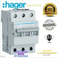 3POLE 63A 6kA MU363A HAGER MUSERIES Original