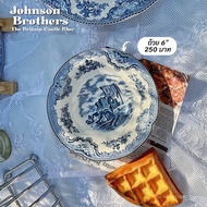 พร้อมส่ง!!  จาน Johnson Brothers The Old Brin Castles Blue 💫 สวยเลอค่าในราคาที่จับต้องได้