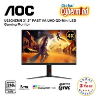 AOC U32G4ZMN 32" 4K UHD 240Hz // 1ms // HDR1000 // Fast-VA QD-Mini LED Gaming Monitor - 3 Years Loca