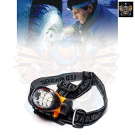 LAMPU KEPALA,LAMPU HIKING,LAMPU LEDWater Resistant HeadStrip LED Light Headlamp Camping Headlight La