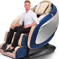 Fashionable Simplicity SL rail full body automatic cervical spine multifunctional high-end massage chair sofa massager Multifunction smart massage (Color : Blue)