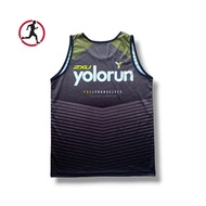 T-shirt Jersey Running Yolorun 2XU original official, Kaos singlet Jersey lari