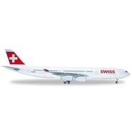 SWISS International Airlines a340-300 Herpa 1/200 Plastic Plane Model