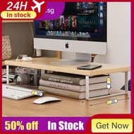 【Available】Monitor Riser Monitor Stand Writing Shelf Laptop Stand Wooden Monitor Stand Rack Laptop Stand Desktop Stand Desktop Desk