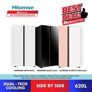 [FREE Shipping] Hisense Side by Side Inverter Fridge (620L) RS688N4ABU / RS688N4AWU / RS688N4AW-PU R