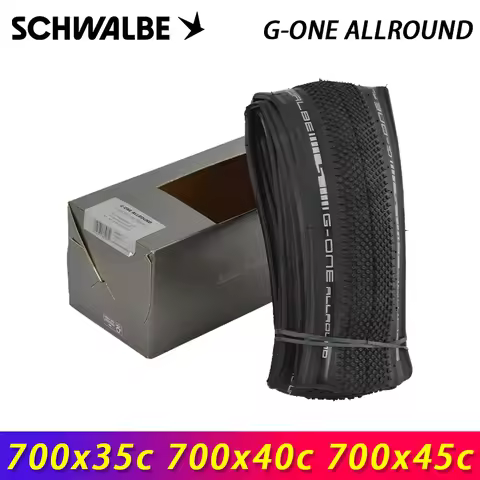 SCHWALBE G-ONE ALLROUND 700x35c/40c/45c Black Brown Sidewall Tubeless Folding Tire for XC Road Grave