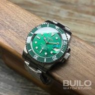 Seiko mod 精工改裝錶 綠水鬼 綠綠 鋼帶