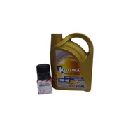 A61# TOYOTA COLLORA CROSS 1.8 , ALTIS VIOS AVANZA ,WISH 03y-08y OIL FILTER YZZN2 + KOYOMA 5W30 SEMI 